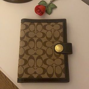 Authentic Coach day planner, with pen